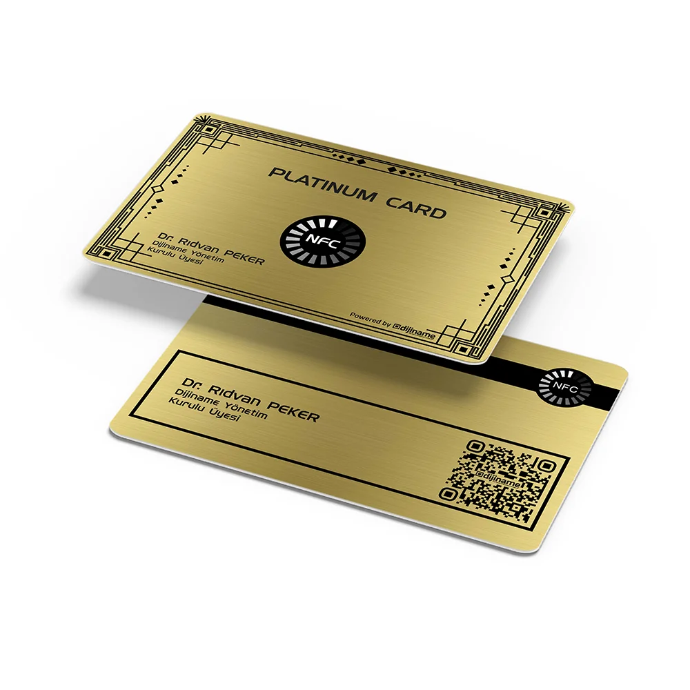 Gold Metallic Card
